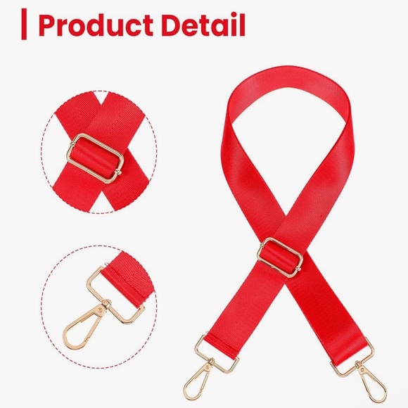 🆕 6 Pcs Purse Straps Replacement, Adjustable Wide Crossbody Shoulder Strap, - Picture 5 of 9